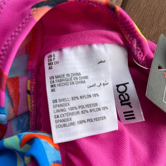 NWT Bar lll One-Piece Swimsuit - Picture 4 of 4